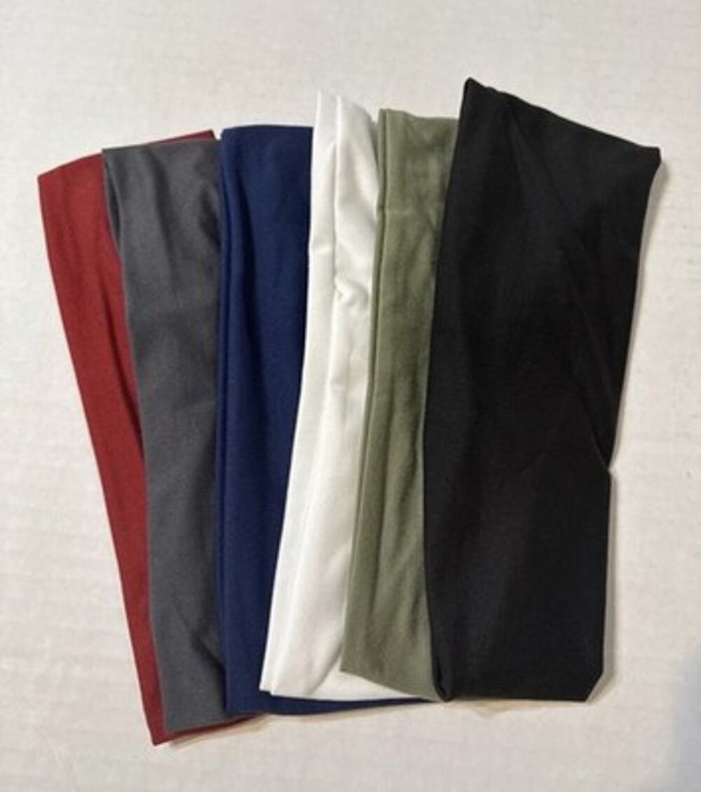 Sweat Headbands for Men,6 Pack Workout Sports Hairband for Gym, Ideal for Fitnes